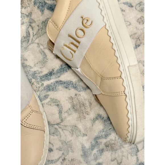 Chloe’ Lauren Slip-on Sneakers in Light Pink - Picture 9 of 9